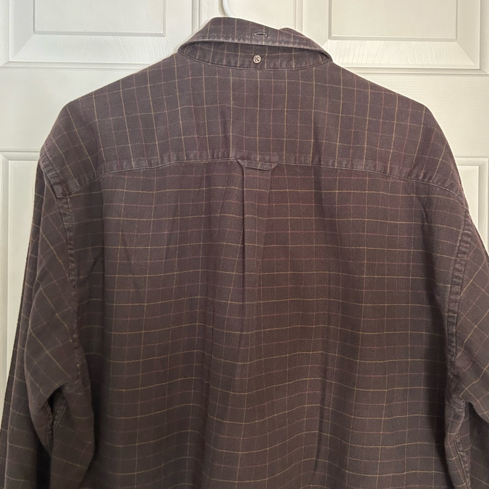 Nordstrom Men’s 100% Imported cotton Flannel Shirt XL Tall - Picture 5 of 12